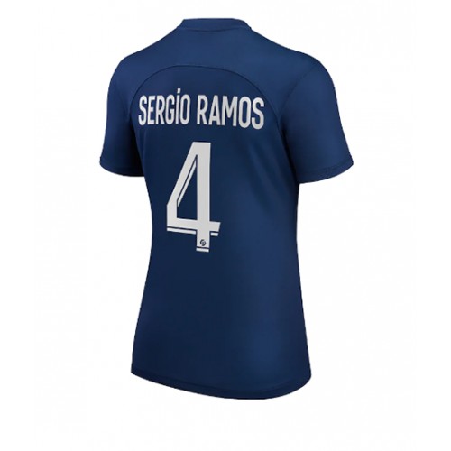 Fotbalové Dres Paris Saint-Germain Sergio Ramos #4 Dámské Domácí 2022-23 Krátký Rukáv